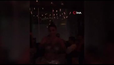 Ünlü işletmede dansözlü parti: "Corona bak dalgana"