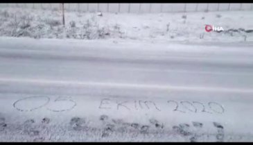 Ardahan'a mevsimin ilk karı yağdı