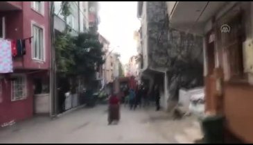 Bursa'da apartmanda yangın çıktı