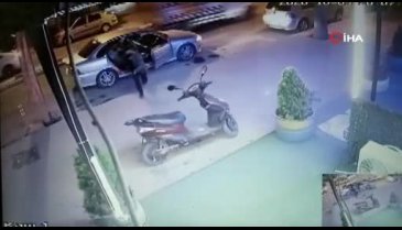 3 kişinin yaralandığı silahlı saldırı kamerada