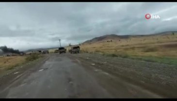 Ermenistan ordusu araçlarını bırakıp kaçtı!