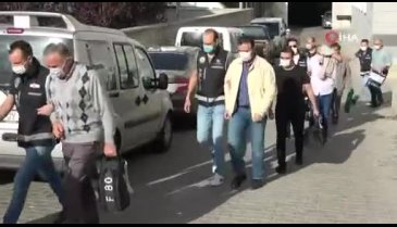 Samsun merkezli FETÖ operasyonunda 11 eski polis adliye sevk edildi