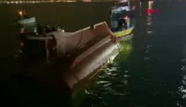 Balıkçı teknesindeki mucize kurtuluş kamerada