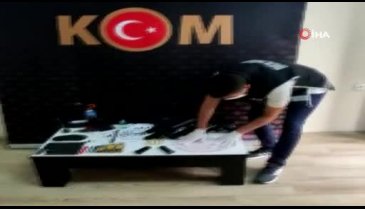 Bursa'da uyuşturucu ve silah operasyonu