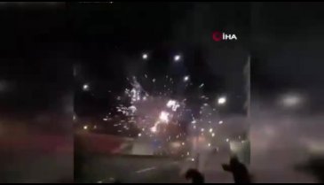 Fransa'da karakola havai fişekli saldırdı