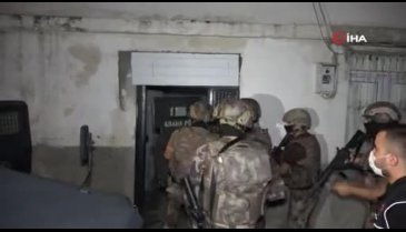 Şafak vakti narkotik operasyonunda çok sayıda gözaltı