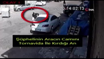 Hırsız önce kameraya sonra polise yakalandı