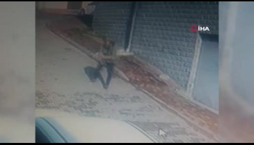 Bursa'da köpeği önce sevdi, sonra kaçırdı, o anlar güvenlik kameralarına yansıdı