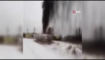 Rusya'da petrol boru hattı patladı