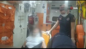 Kocası tarafından darp edilen kadın hastanelik oldu