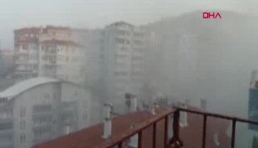 Bursa'da korku dolu anlar! Site çöktü... - 3