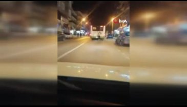 Bursa'da ölümüne yolculuk kameraya yansıdı