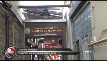 Bursa'da Köylü Pazarı esnafı eski günlerini arıyor (ÖZEL HABER)