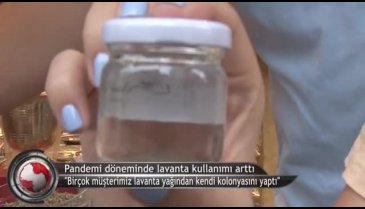 Koronavirüs sonrası lavantaya talep arttı! (ÖZEL HABER)