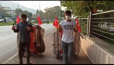 Bayramın en anlamlı görüntüsü Bursa'dan!