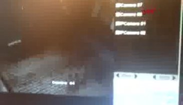 Cinayet zanlısının kaçış anları güvenlik kamerasında