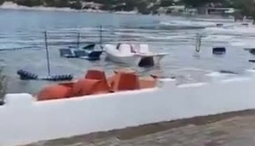 Deprem sonrası bölgede su seviyesi yükseldi