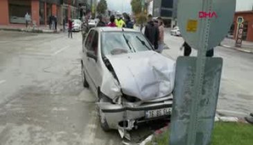 Bursa'daki kaza anları kamerada!