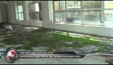 Gemlik Belediyesi dar gelirli vatandaşa kreş hizmeti sunuyor (ÖZEL HABER)