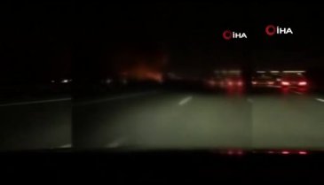 Bursa'da ısınan lastik, otomobili alev topuna çevirdi