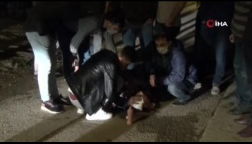 Bursa'da kafasından yaralanan gencin yardımına mahalleli yetişti