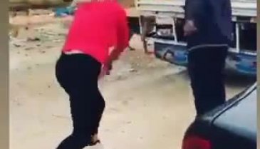 Köpek mamalarını ve kaplarını çalan hurdacı, hayvansever tarafından dövüldü