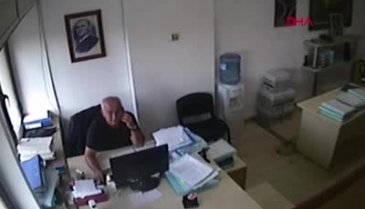 Deprem anındaki soğukkanlılığı dikkat çekti