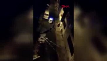 Bıçaklı saldırgan bacağından vurularak yakalandı