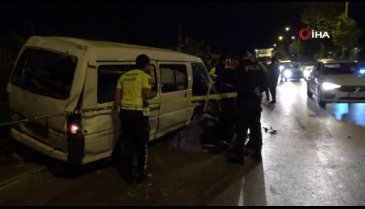Pazar dönüşü feci kaza: 1 ölü, 1 yaralı