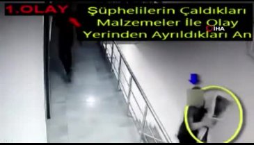 Lastik hırsızları kameraya yakalandı