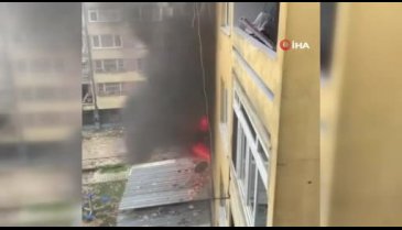 Bursa'da korkutan depo yangını!