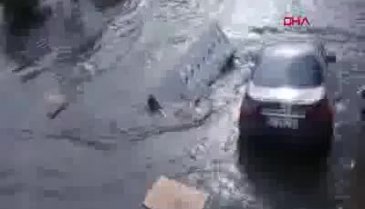 Depremde oluşan tsunaminin yeni görüntüleri ortaya çıktı