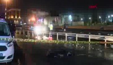 Otomobilden fırlayan gencin vücudu ikiye bölündü!