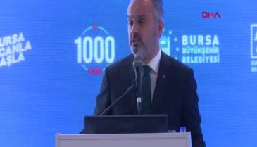 "Bursa için canla başla 1000 gün"