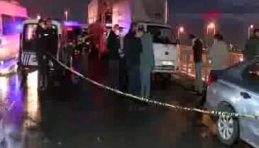 Kamyonetin içinde silahlı saldırıya uğradı