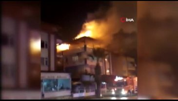 Dumanı fark etti, ailesini alevlerden kurtardı!