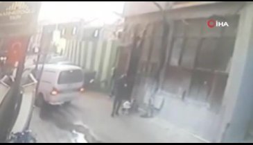 Bursa'da görünmez kaza kameralara yansıdı