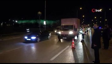 Bursa'da sokağa çıkma kısıtlamasının başlamasıyla trafik denetimleri de başladı