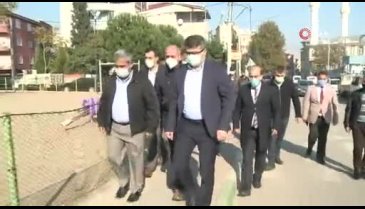 Bursa Yıldırım Belediye Başkanı Yılmaz, Değirmenönü Mahallesi'ni ziyaret etti