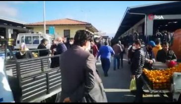 Bursa'da korkutan kalabalık
