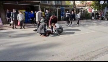 Bursa'da traktör ile motosiklet çarpıştı: 1 yaralı