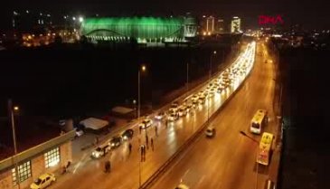 Bursa'da sokağa çıkma kısıtlamasında polis denetimi artırdı