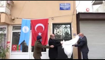 Bursa Büyükorhan'da caddeye Dağlık Karabağ ismi verildi