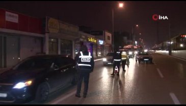 Bursa'da kısıtlamada otomobil ile alkollü şehir turu, polisi bile şaşkına çevirdi