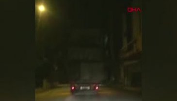 Bursa'da mobilyaların üzerindeki tehlikeli yolculuk kamerada