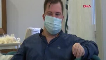Bursa'da down sendromlu Osman, koronavirüsü yendi