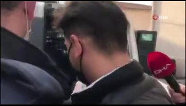 Bursa'da gazetecilere saldıran zanlı adliyeye sevk edildi