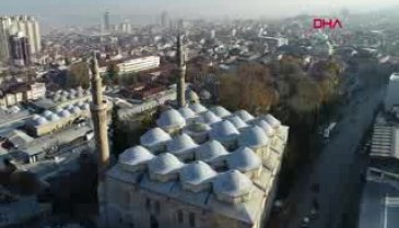 Bursa'nın boş cadde ve meydanları, havadan görüntülendi