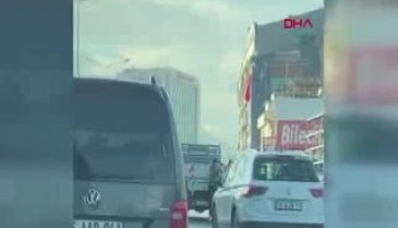 Bursa'da gençlerin tehlikeli yolculuğu kameralara yansıdı
