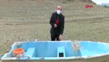 Bursa'da tarım arazilerinin su ihtiyacını karşılayan Gölbaşı Barajı'nın yüzde 90'ı kurudu